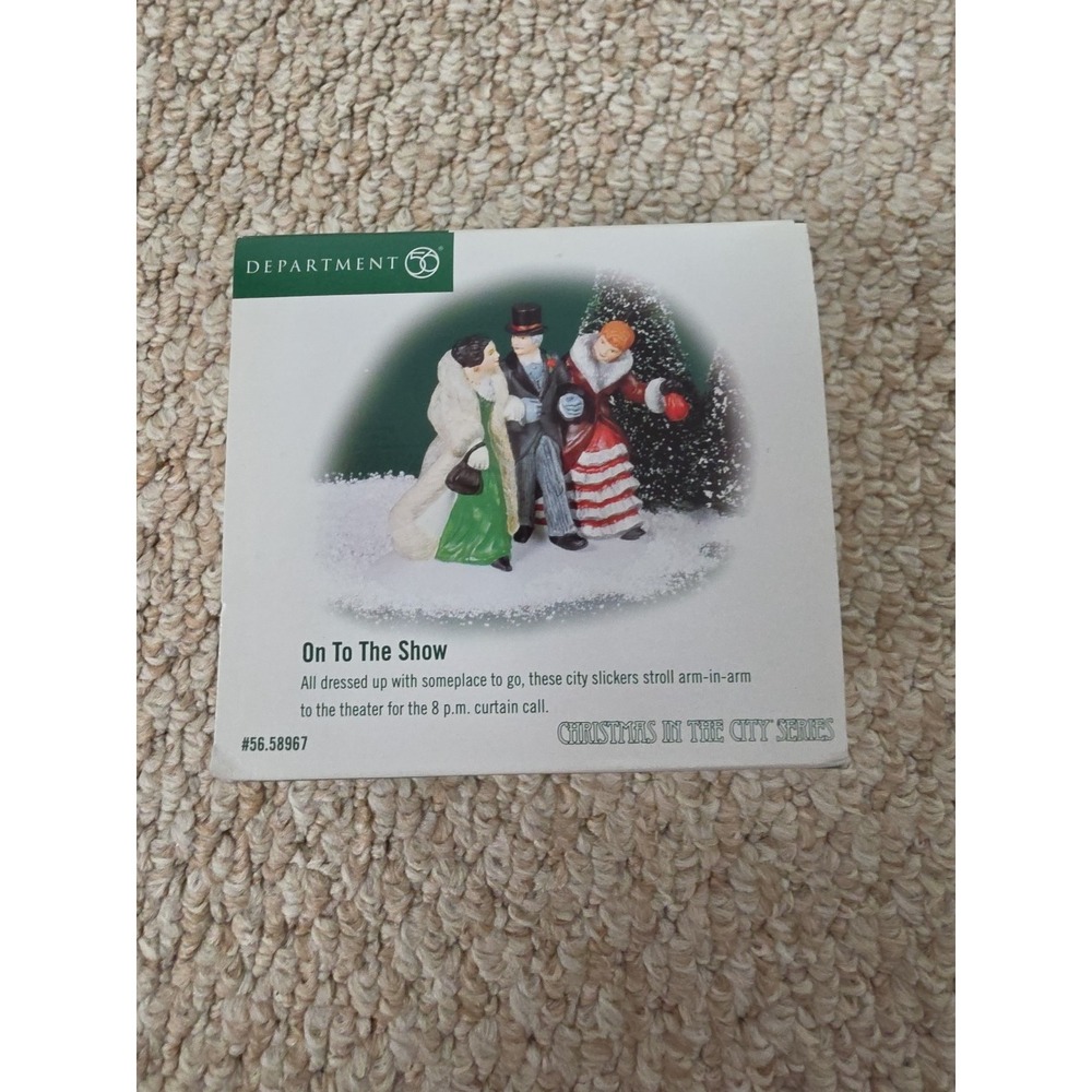 Dept 56 CIC Accessory - On To the Show - #56.58967